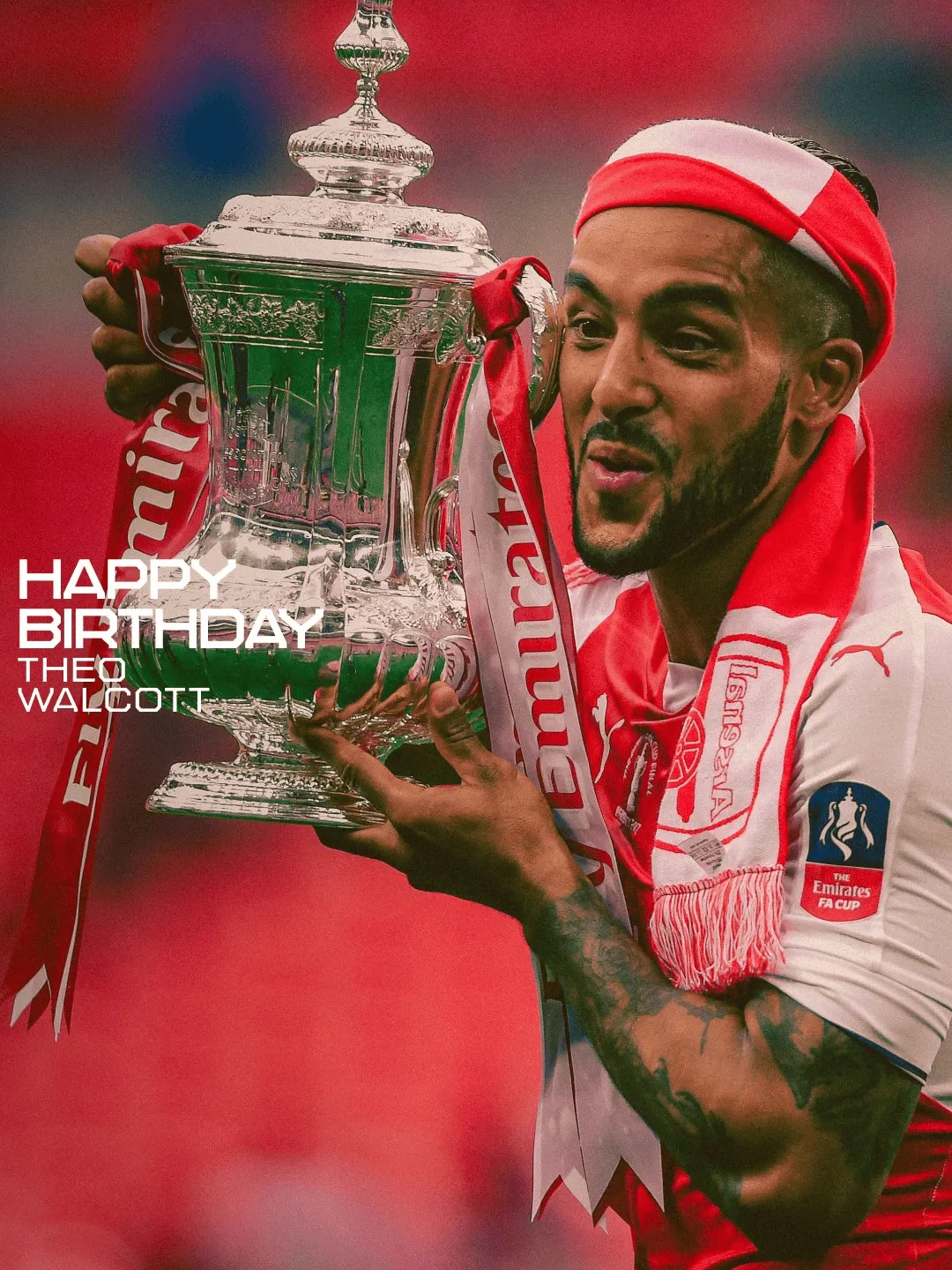 pulse-kaiyun.com-阿森纳官方发布社媒，祝福球队名宿沃尔科特37岁生日快乐